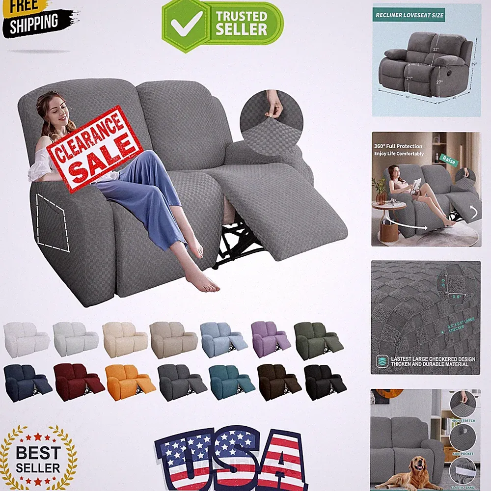Checkered Loveseat