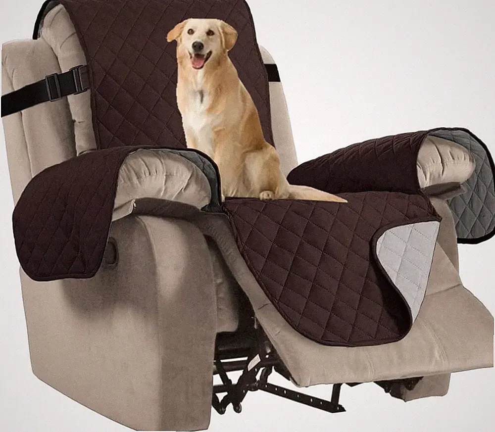 H.VERSAILTEX Reversible Quilted Recliner Covers Recliner Chair Cover Water Resis