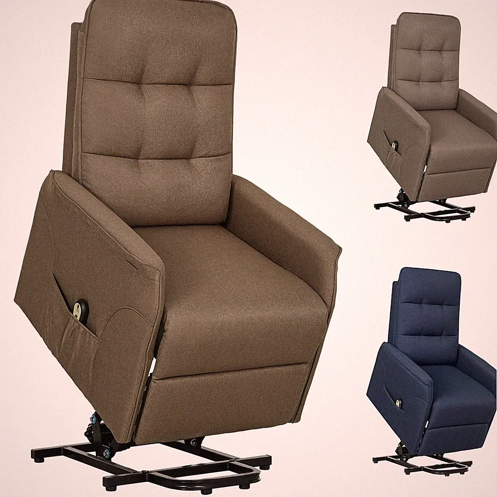HOMCOM Lift Recliner Chair, Power Lift Sofa with Quick Assembly