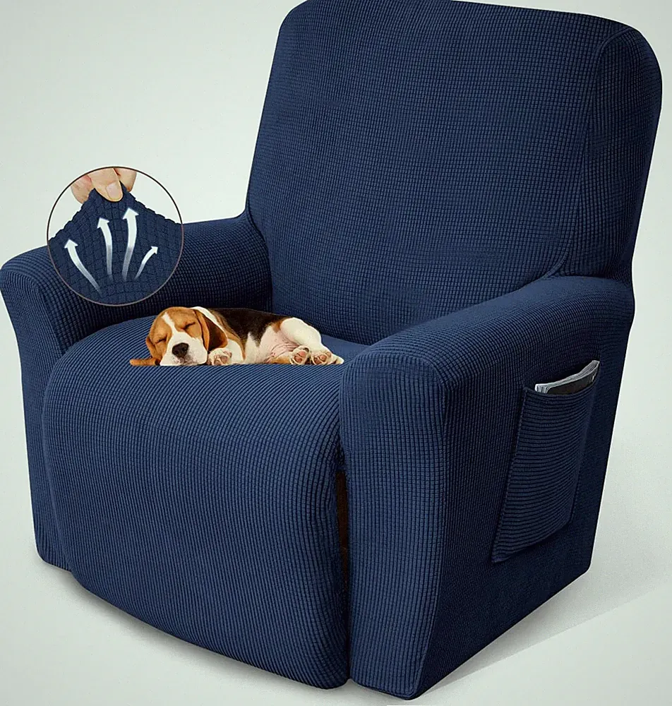 KEKUOU Recliner Chair Covers,Lazy Boy Recliner Covers Stretch Couch Cover Slipco