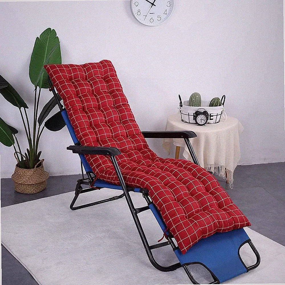 Soft Lounge Chair Cushion Patio Seat Cover Indoor Outdoor Recliner Mat Pattern